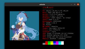 neofetch output